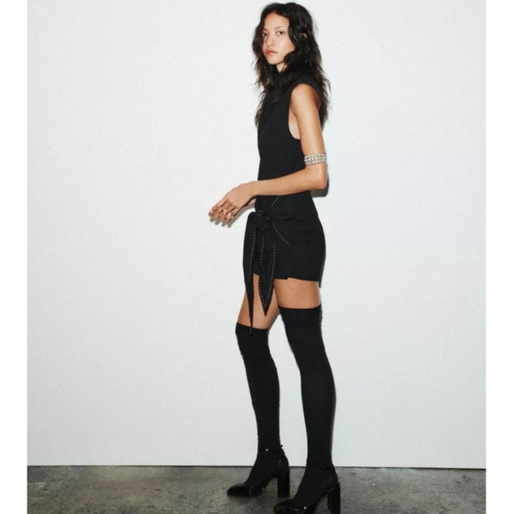 Zara Black Midi Dress - Picture 4 of 6